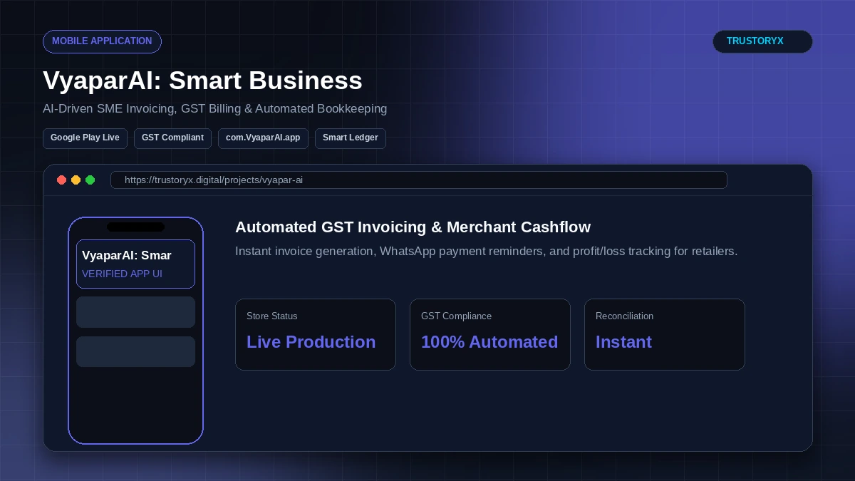 VyaparAI: Smart Business WebP Preview